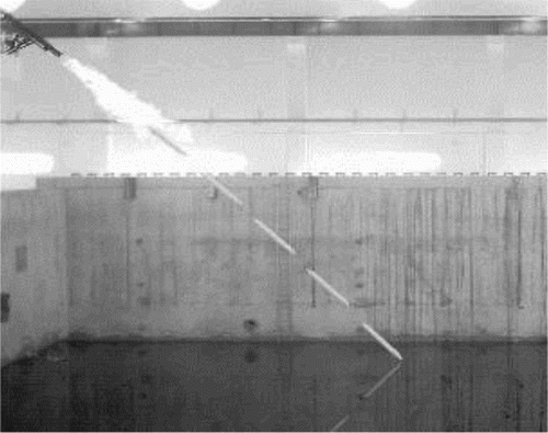 Figure 4. AUV air trajectory.