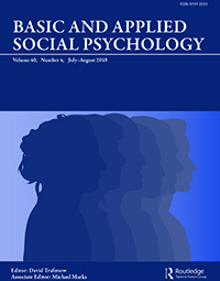 Cover image for Basic and Applied Social Psychology, Volume 40, Issue 4, 2018