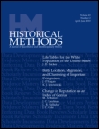 Cover image for Historical Methods: A Journal of Quantitative and Interdisciplinary History, Volume 48, Issue 3, 2015