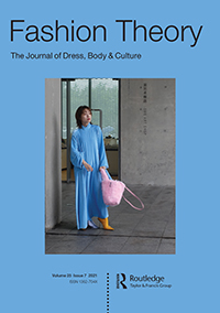 Cover image for Fashion Theory, Volume 25, Issue 7, 2021