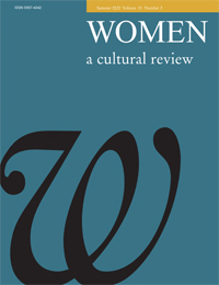 Cover image for Women: a cultural review, Volume 33, Issue 2, 2022