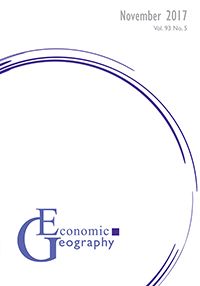Cover image for Economic Geography, Volume 93, Issue 5, 2017