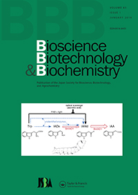 Cover image for Bioscience, Biotechnology, and Biochemistry, Volume 83, Issue 1, 2019