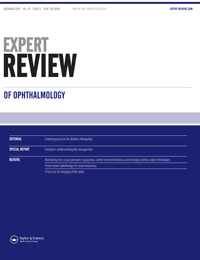 Cover image for Expert Review of Ophthalmology, Volume 10, Issue 6, 2015