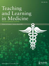 Cover image for Teaching and Learning in Medicine, Volume 32, Issue 1, 2020
