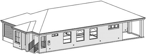 Figure 5. The BIM model of the house.