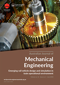 Cover image for Australian Journal of Mechanical Engineering, Volume 16, Issue 2, 2018