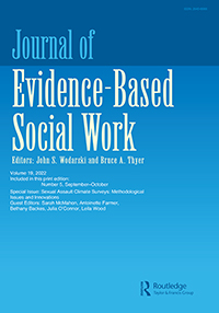 Cover image for Journal of Evidence-Based Social Work, Volume 19, Issue 5, 2022