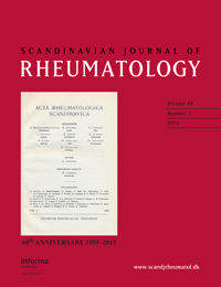 Cover image for Scandinavian Journal of Rheumatology, Volume 44, Issue 1, 2015