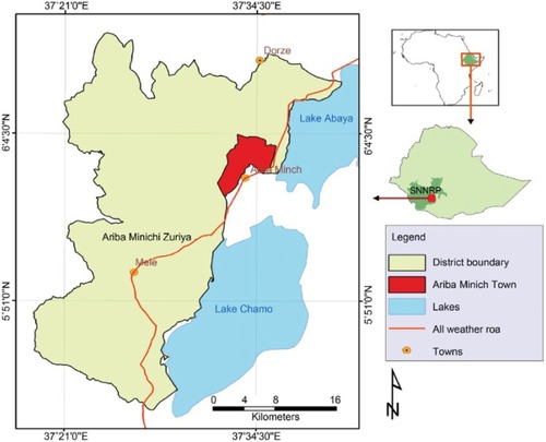 Figure 1 Location map of Arba Minch Zuria district (Google Map).