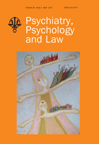 Cover image for Psychiatry, Psychology and Law, Volume 28, Issue 2, 2021