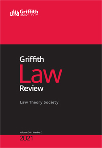 Cover image for Griffith Law Review, Volume 30, Issue 2, 2021