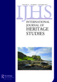 Cover image for International Journal of Heritage Studies, Volume 21, Issue 9, 2015