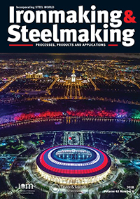 Cover image for Ironmaking & Steelmaking, Volume 45, Issue 6, 2018