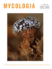 Cover image for Mycologia, Volume 114, Issue 6, 2022