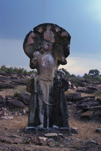 5. Nāga image on Nagauri hill, to the south of Sanchi hill (mid-first century BC).