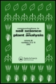 Cover image for Communications in Soil Science and Plant Analysis, Volume 38, Issue 7-8, 2007