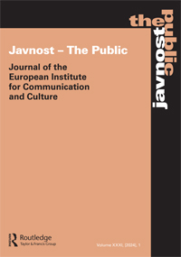 Cover image for Javnost - The Public, Volume 31, Issue 1, 2024