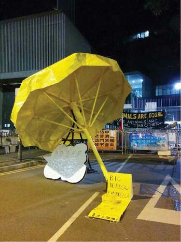 Figure 5. The ‘Big Yellow Umbrella’.