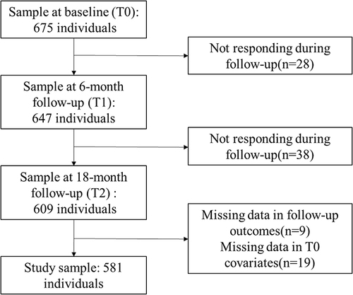 Figure 1 Participant flow from baseline to 18-month follow-up.