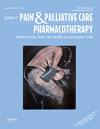 Cover image for Journal of Pain & Palliative Care Pharmacotherapy, Volume 29, Issue 1, 2015