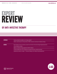 Cover image for Expert Review of Anti-infective Therapy, Volume 14, Issue 3, 2016