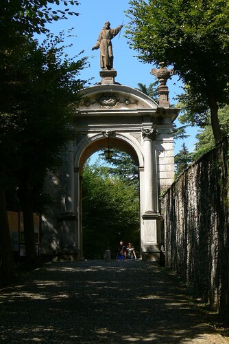 Figure 6. The portal of the Sacro Monti d’Orta (Photo C. Molinari, taken 2023).