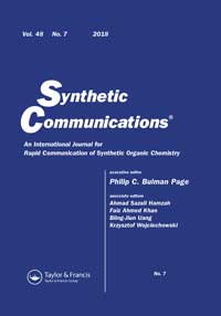 Cover image for Synthetic Communications, Volume 48, Issue 7, 2018