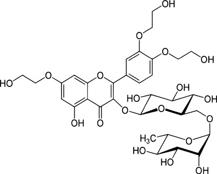 Figure 1. Structure of troxerutin.