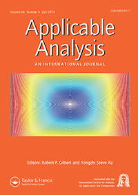 Cover image for Applicable Analysis, Volume 98, Issue 9, 2019