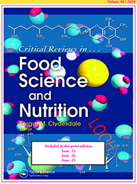 Cover image for Critical Reviews in Food Science and Nutrition, Volume 58, Issue 13, 2018