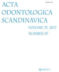 Cover image for Acta Odontologica Scandinavica, Volume 75, Issue 7, 2017