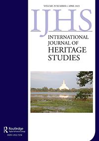 Cover image for International Journal of Heritage Studies, Volume 29, Issue 4, 2023