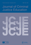 Cover image for Journal of Criminal Justice Education, Volume 25, Issue 4, 2014