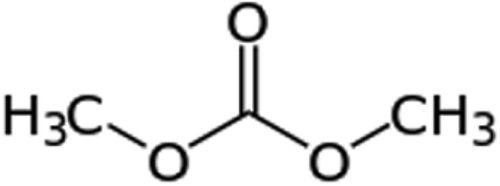 Figure 1.  Chemical structure of DMC.