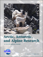 Cover image for Arctic, Antarctic, and Alpine Research, Volume 42, Issue 4, 2010