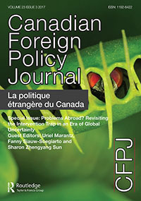 Cover image for Canadian Foreign Policy Journal, Volume 23, Issue 3, 2017