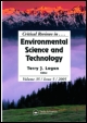 Cover image for Critical Reviews in Environmental Science and Technology, Volume 19, Issue 2, 1989