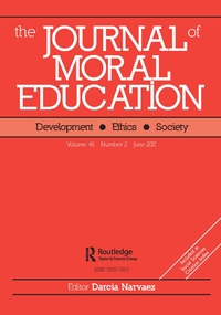Cover image for Journal of Moral Education, Volume 46, Issue 2, 2017