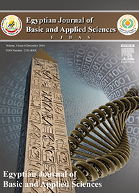 Cover image for Egyptian Journal of Basic and Applied Sciences, Volume 3, Issue 4, 2016
