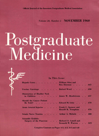 Cover image for Postgraduate Medicine, Volume 28, Issue 5, 1960