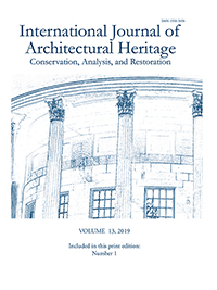 Cover image for International Journal of Architectural Heritage, Volume 13, Issue 1, 2019