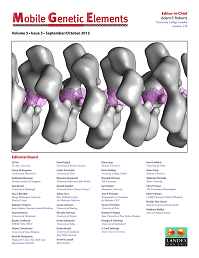 Cover image for Mobile Genetic Elements, Volume 3, Issue 6, 2013