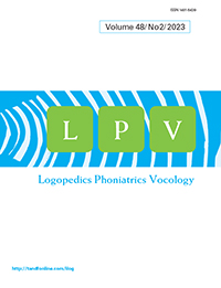 Cover image for Logopedics Phoniatrics Vocology, Volume 48, Issue 2, 2023