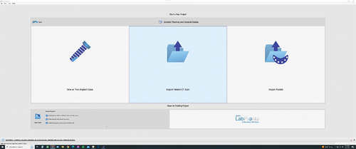 Figure 3. Choosing the folder that contains the DICOM files.