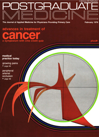 Cover image for Postgraduate Medicine, Volume 59, Issue 2, 1976