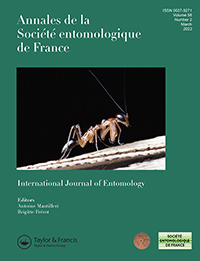 Cover image for Annales de la Société entomologique de France (N.S.), Volume 58, Issue 2, 2022