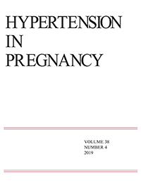 Cover image for Hypertension in Pregnancy, Volume 38, Issue 4, 2019