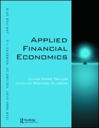 Cover image for Applied Financial Economics, Volume 22, Issue 1, 2012
