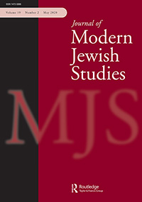 Cover image for Journal of Modern Jewish Studies, Volume 19, Issue 2, 2020